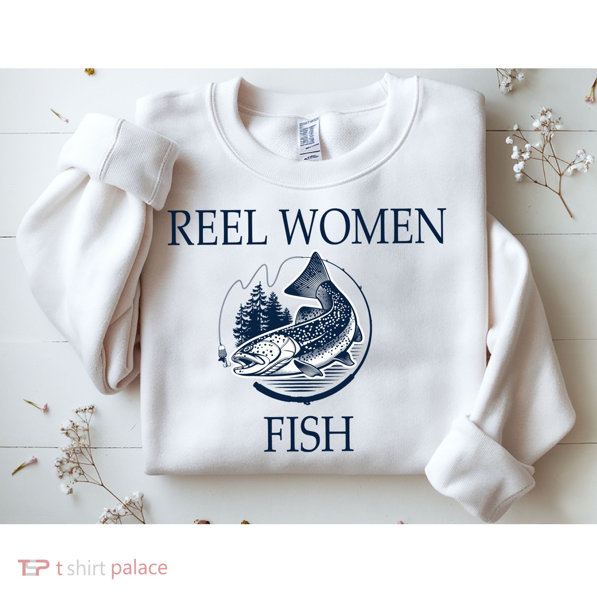 Real Women Fish Sweatshirt