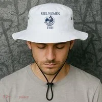 Real Women Fish Bucket Hat thumb 2