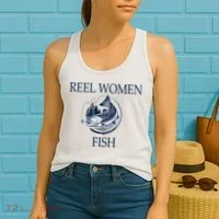 Real Women Fish Women's Tank Top thumb 2