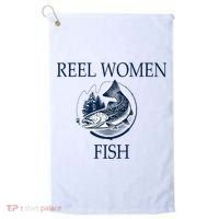 Real Women Fish Golf Towel thumb 0