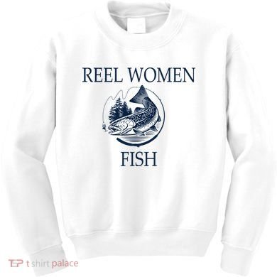 Real Women Fish Kids Sweatshirt