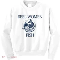 Real Women Fish Kids Sweatshirt thumb 0