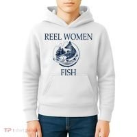Real Women Fish Kids Hoodie thumb 4