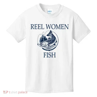 Real Women Fish Kids T-Shirt