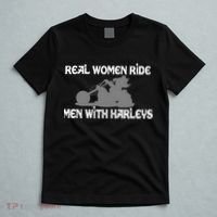 Real Women Ride Men With Harleys T-Shirt thumb 5
