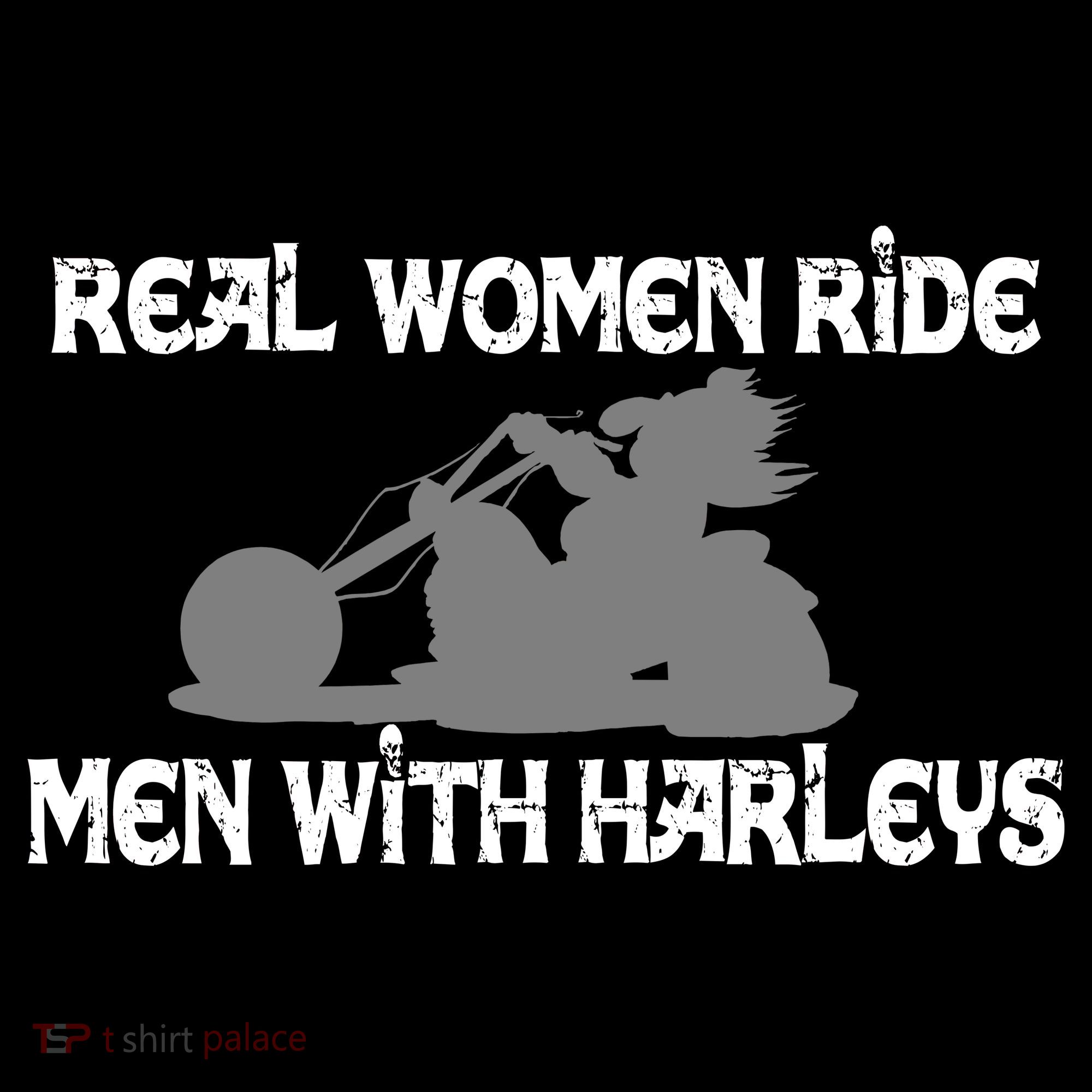 Real Women Ride Men With Harleys Women's Hoodie