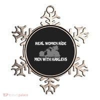 Real Women Ride Men With Harleys Ornament thumb 0