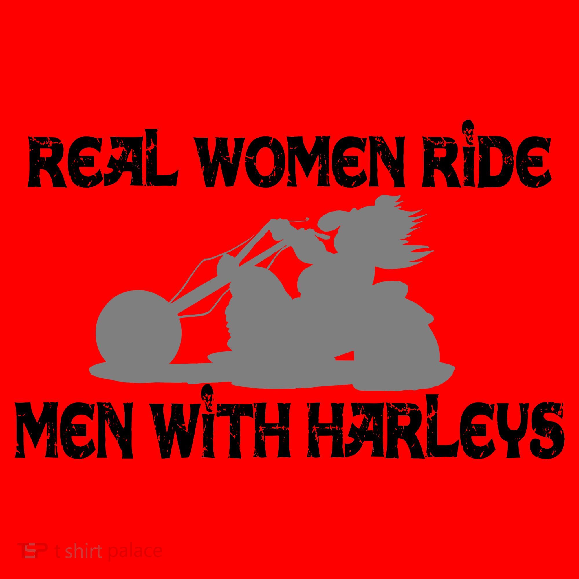 Real Women Ride Men With Harleys Santa Hat