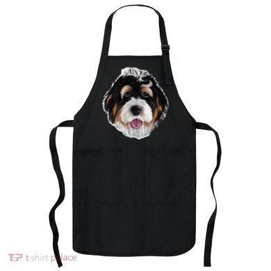 Realistic Dog Face Apron