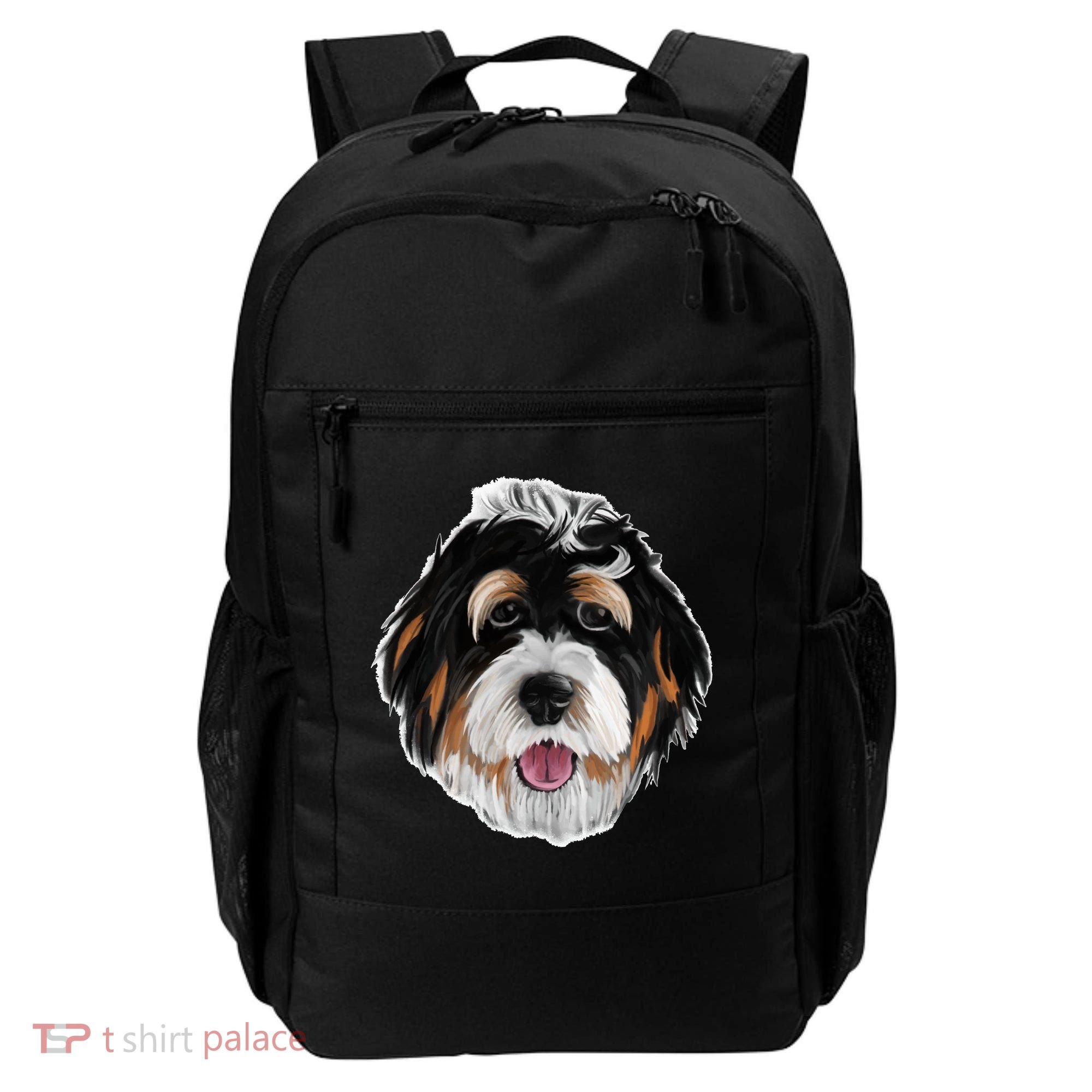 Realistic Dog Face Backpack
