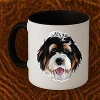 Realistic Dog Face Coffee Mug thumb 2