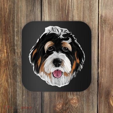 Realistic Dog Face Coaster