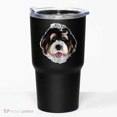 Realistic Dog Face Tumbler