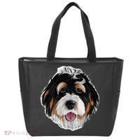 Realistic Dog Face Tote Bag thumb 0