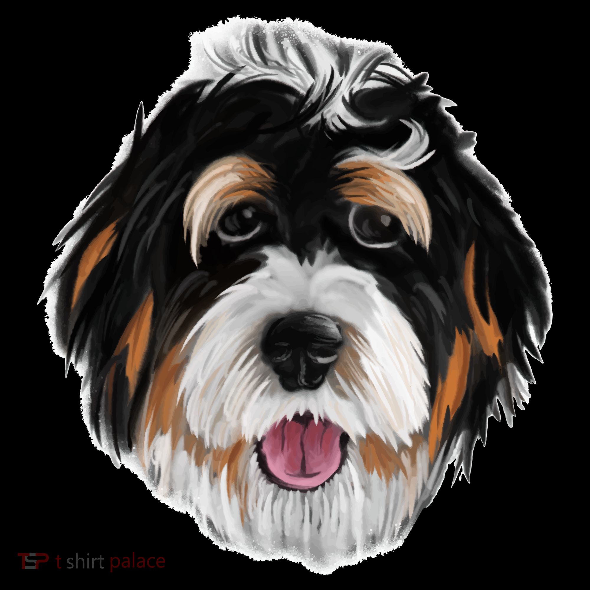 Realistic Dog Face Tote Bag