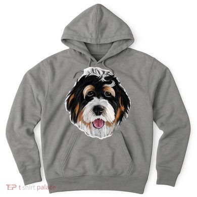 Realistic Dog Face Hoodie