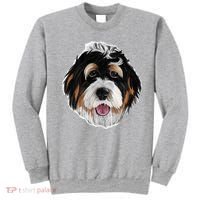 Realistic Dog Face Sweatshirt thumb 0
