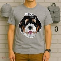 Realistic Dog Face T-Shirt thumb 6