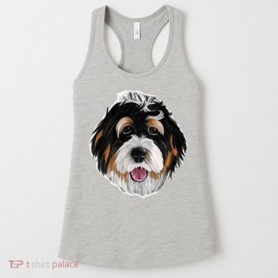 Realistic Dog Face Women's Tank Top