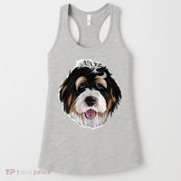 Realistic Dog Face Women's Tank Top thumb 0