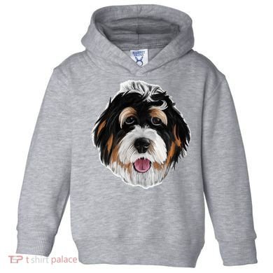 Realistic Dog Face Toddler Hoodie
