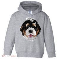Realistic Dog Face Toddler Hoodie thumb 0