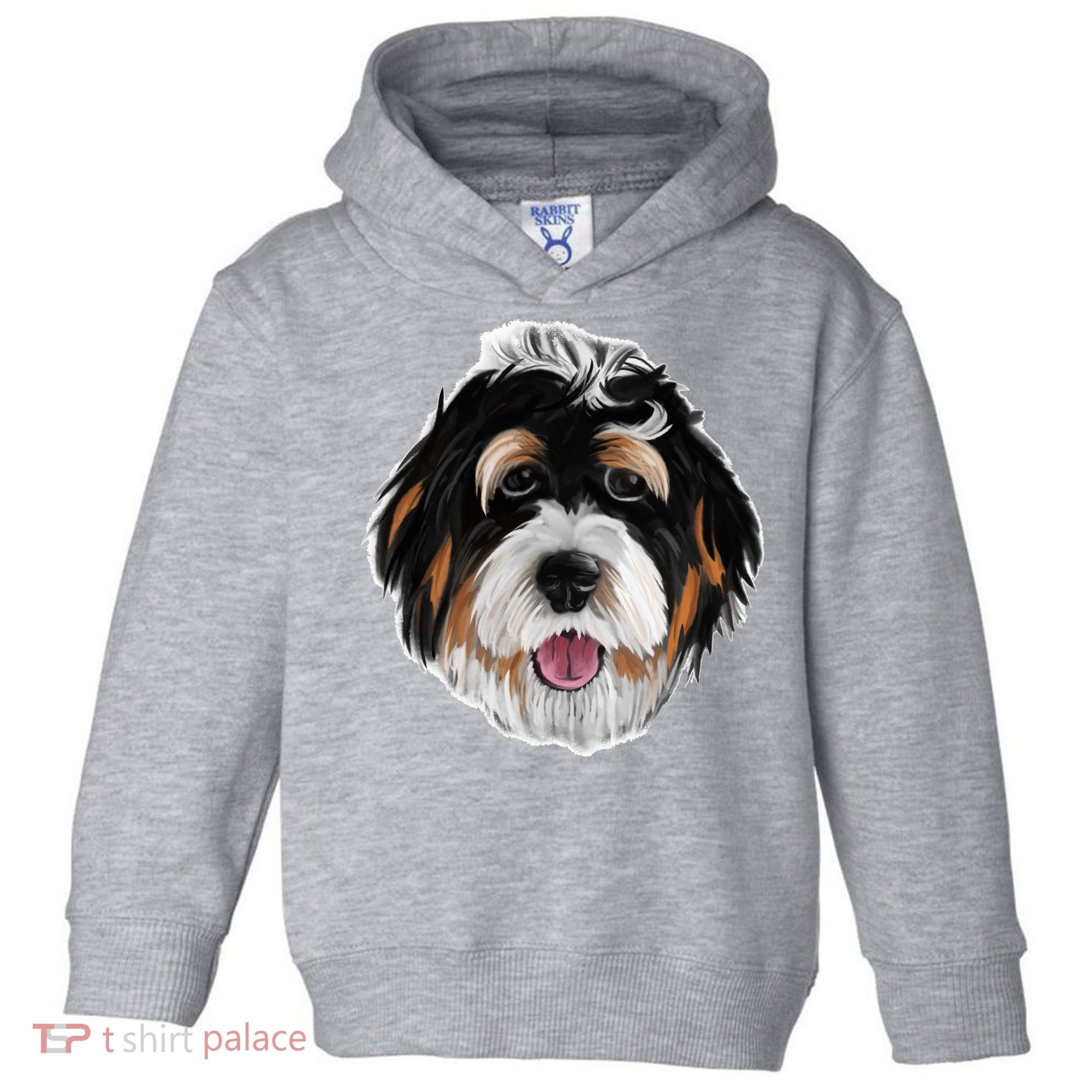 Realistic Dog Face Toddler Hoodie