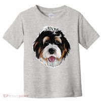 Realistic Dog Face Toddler T-Shirt thumb 0