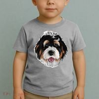 Realistic Dog Face Toddler T-Shirt thumb 2