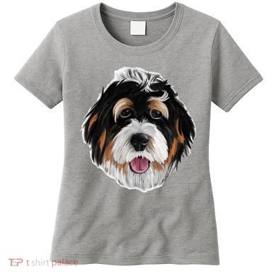 Realistic Dog Face Women's T-Shirt