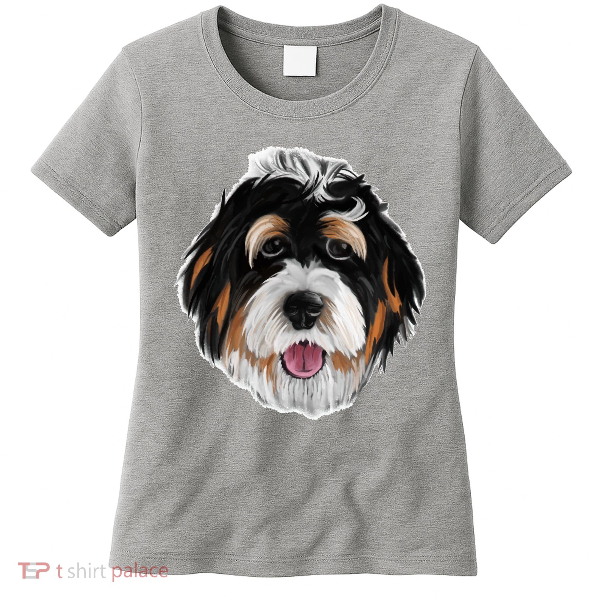 Realistic Dog Face Women's T-Shirt