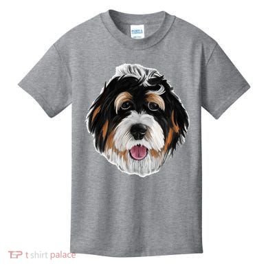 Realistic Dog Face Kids T-Shirt