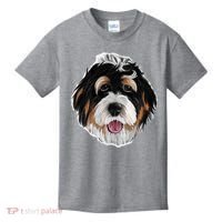 Realistic Dog Face Kids T-Shirt thumb 0