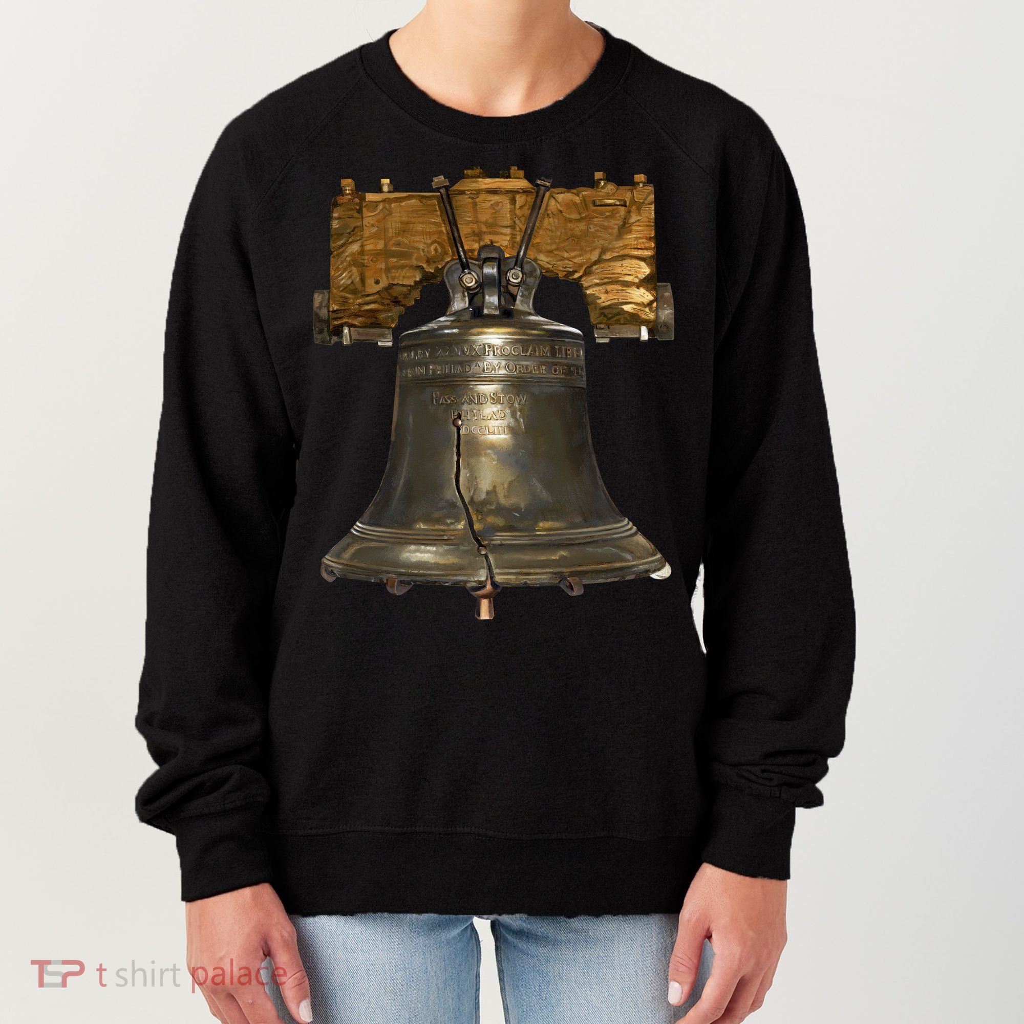 Realistic Liberty Bell Women's Sweatshirt