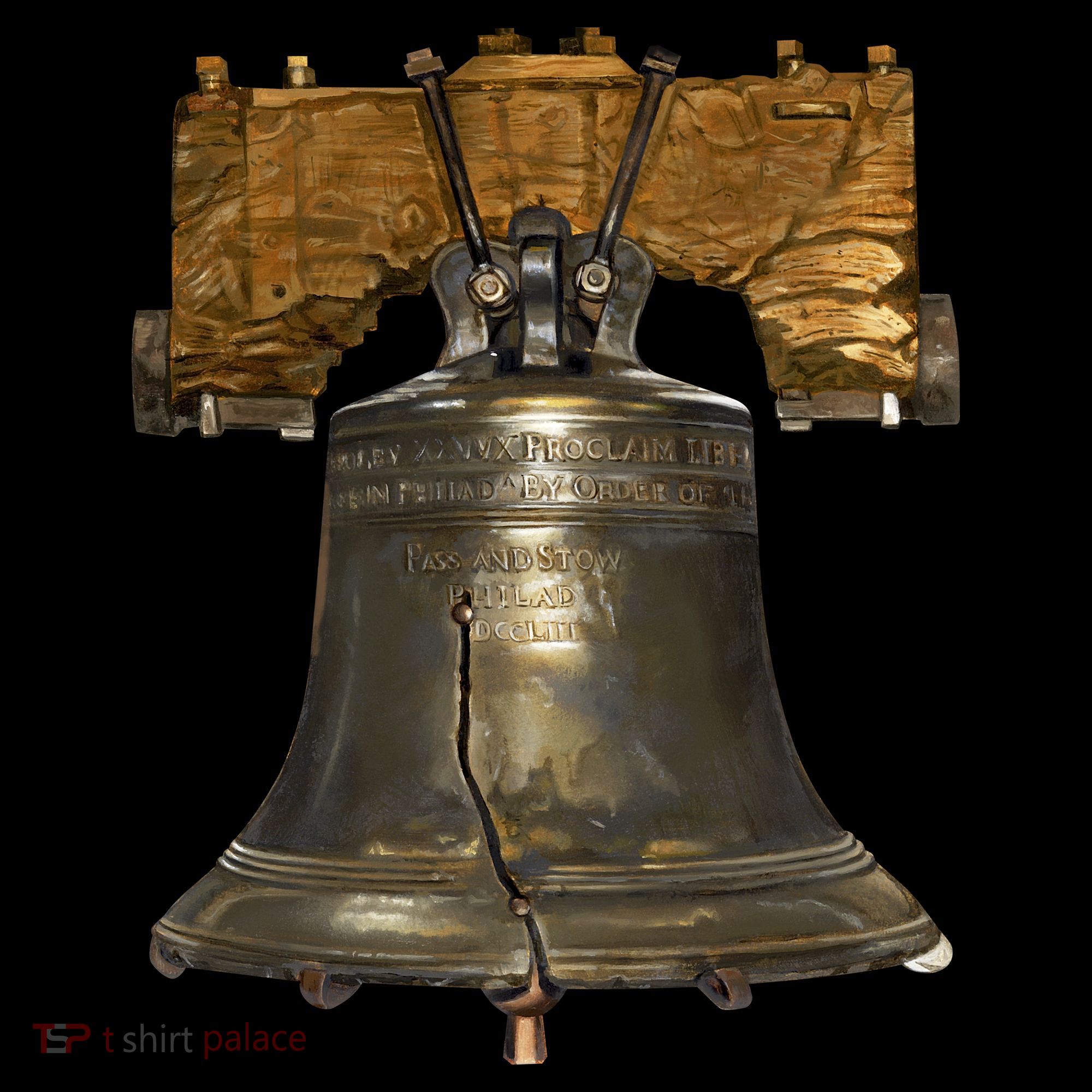 Realistic Liberty Bell Polo