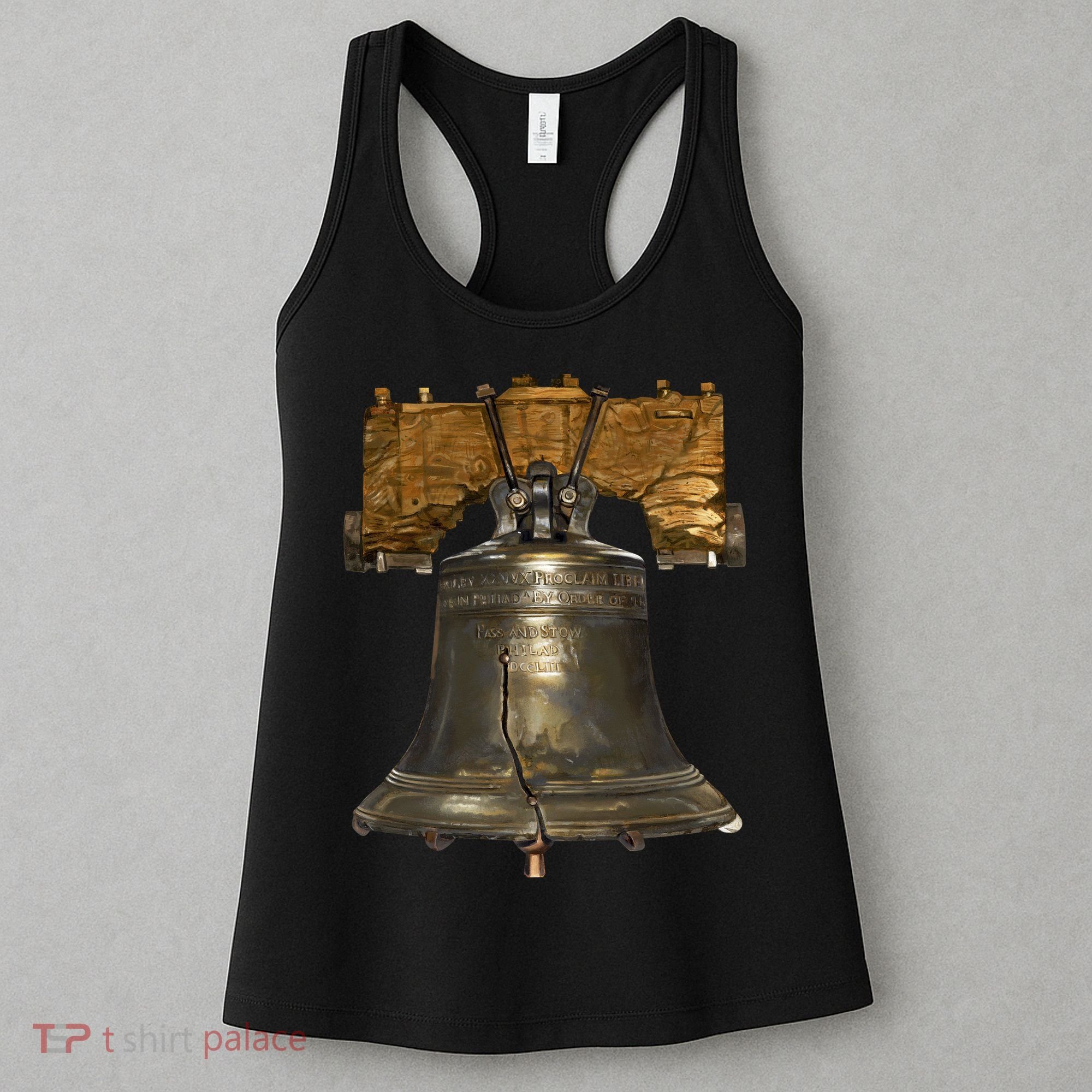 Realistic Liberty Bell Women's Tank Top