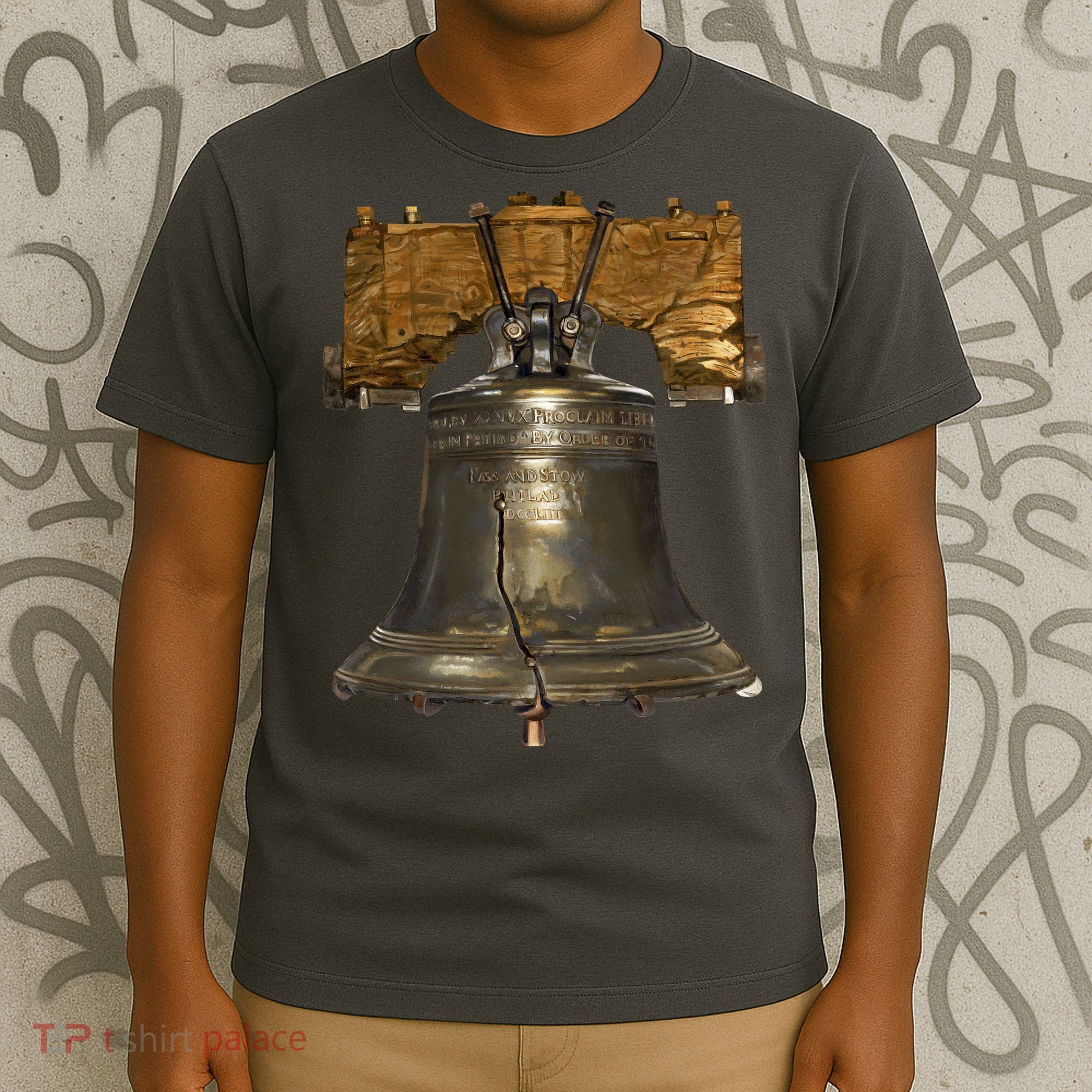 Realistic Liberty Bell T-Shirt