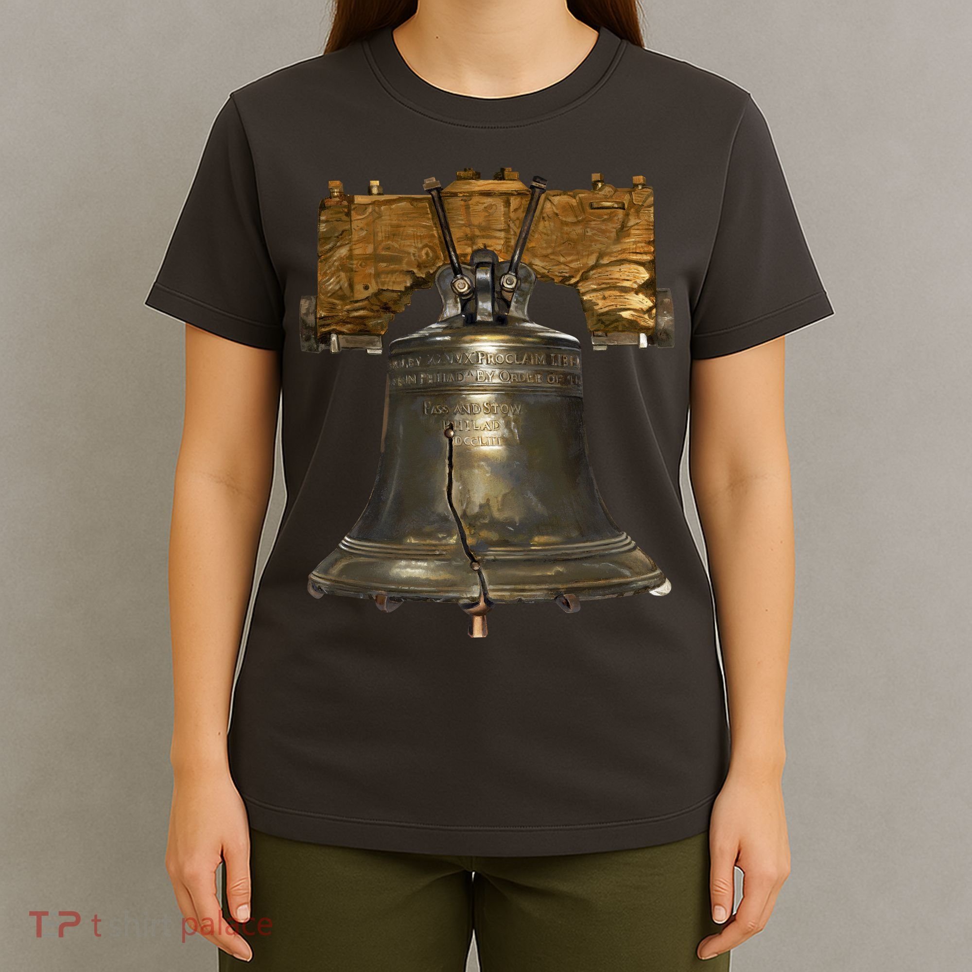 Realistic Liberty Bell T-Shirt