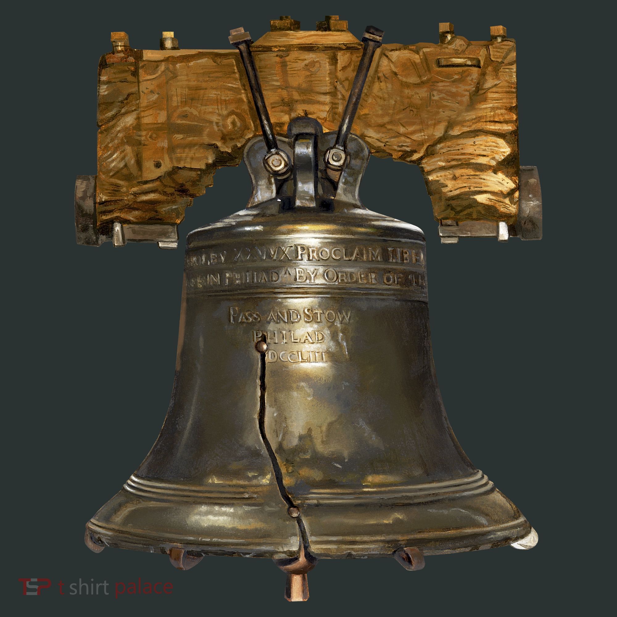 Realistic Liberty Bell Coaster
