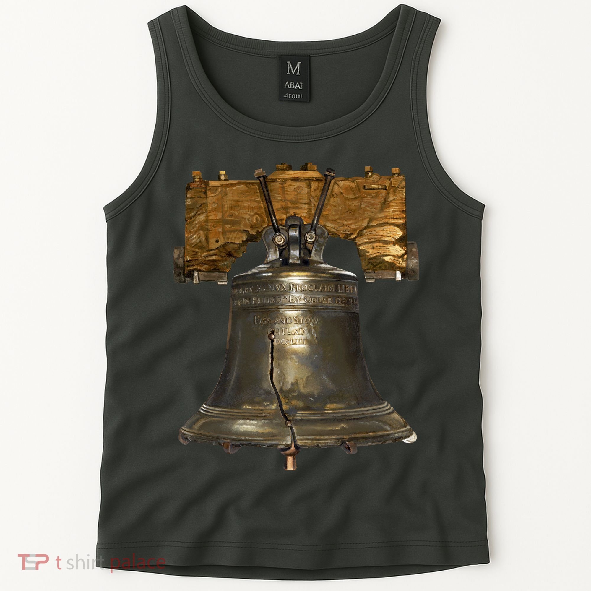 Realistic Liberty Bell Tank Top