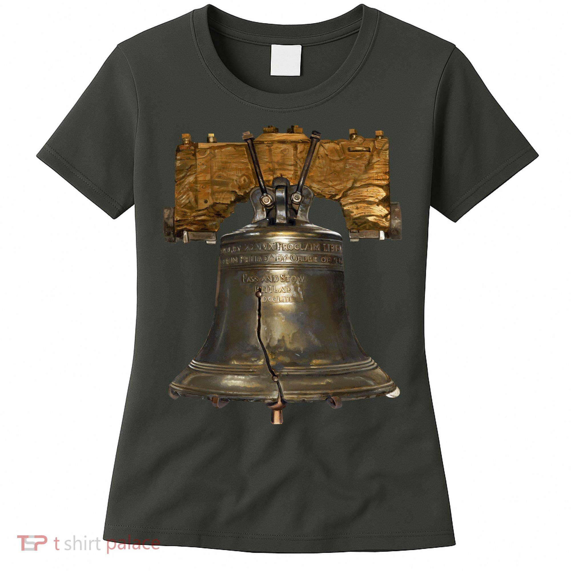 Realistic Liberty Bell Women's T-Shirt