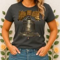 Realistic Liberty Bell Women's T-Shirt thumb 2