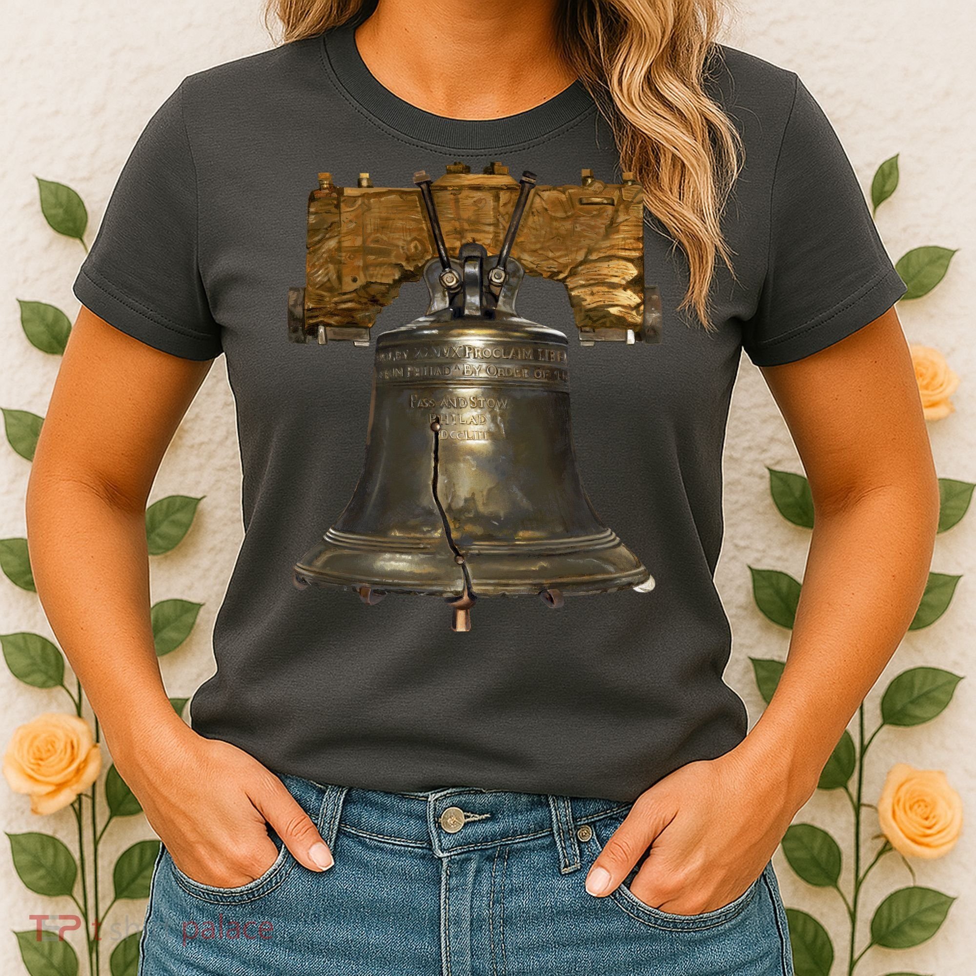 Realistic Liberty Bell Women's T-Shirt
