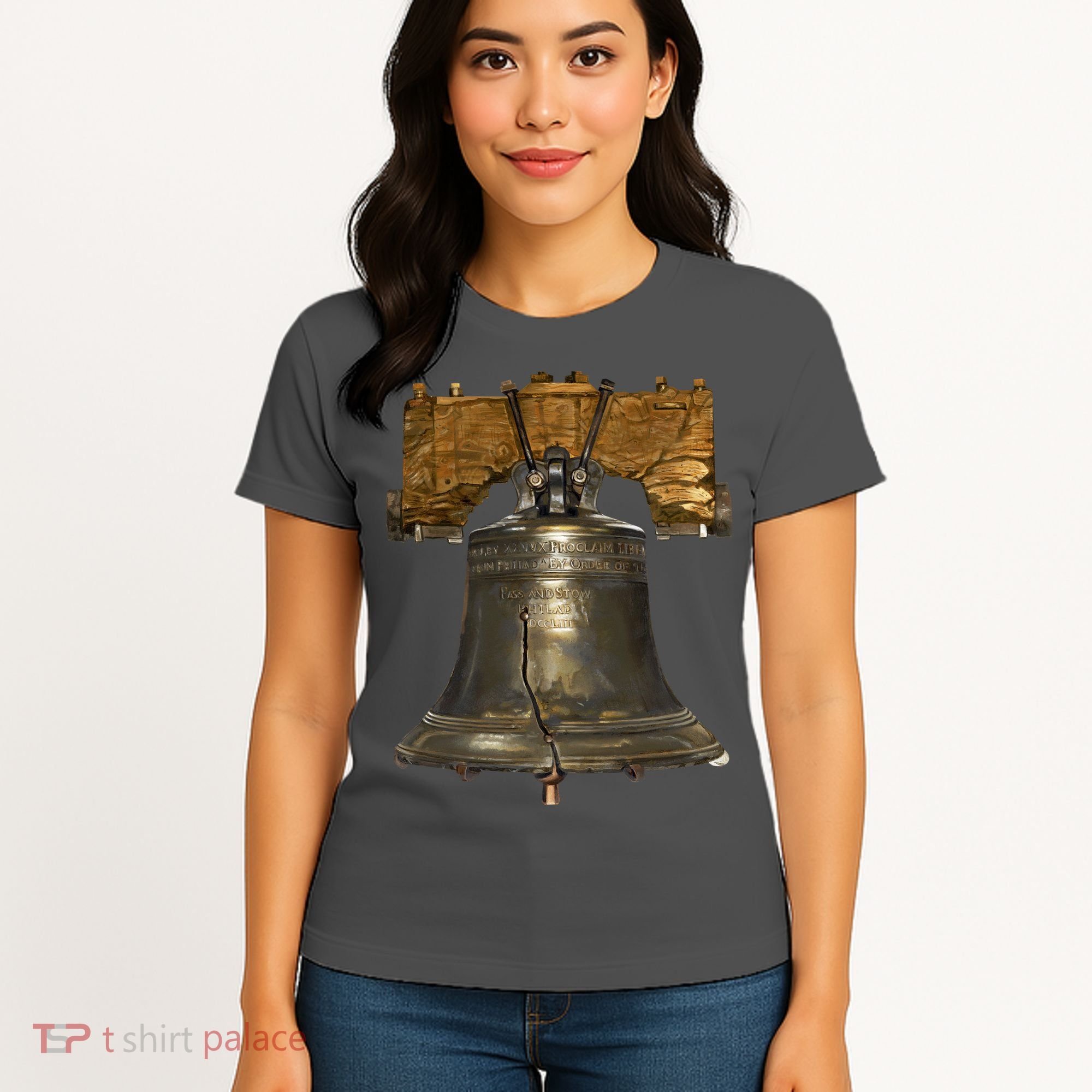 Realistic Liberty Bell Women's T-Shirt