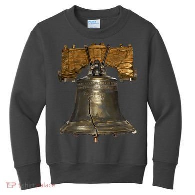 Realistic Liberty Bell Kids Sweatshirt