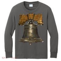 Realistic Liberty Bell Kids Long Sleeve Shirt thumb 0