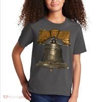 Realistic Liberty Bell Kids T-Shirt thumb 2