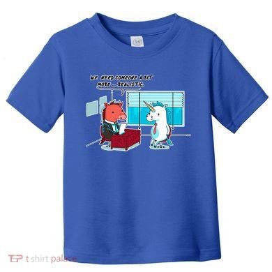 Realistic Unicorn Toddler T-Shirt