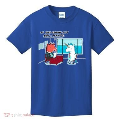 Realistic Unicorn Kids T-Shirt