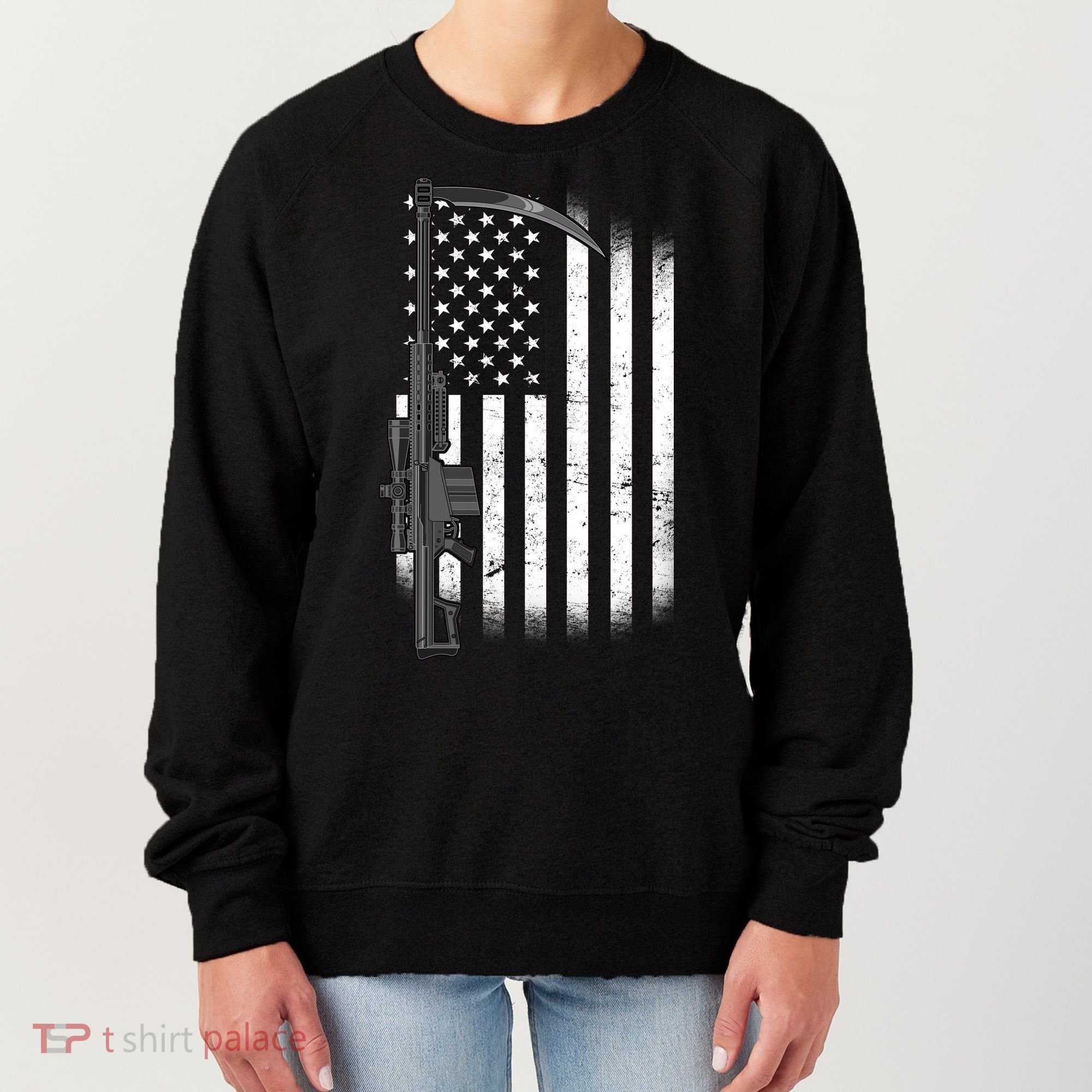 Reapers Gun Flag Women's Sweatshirt